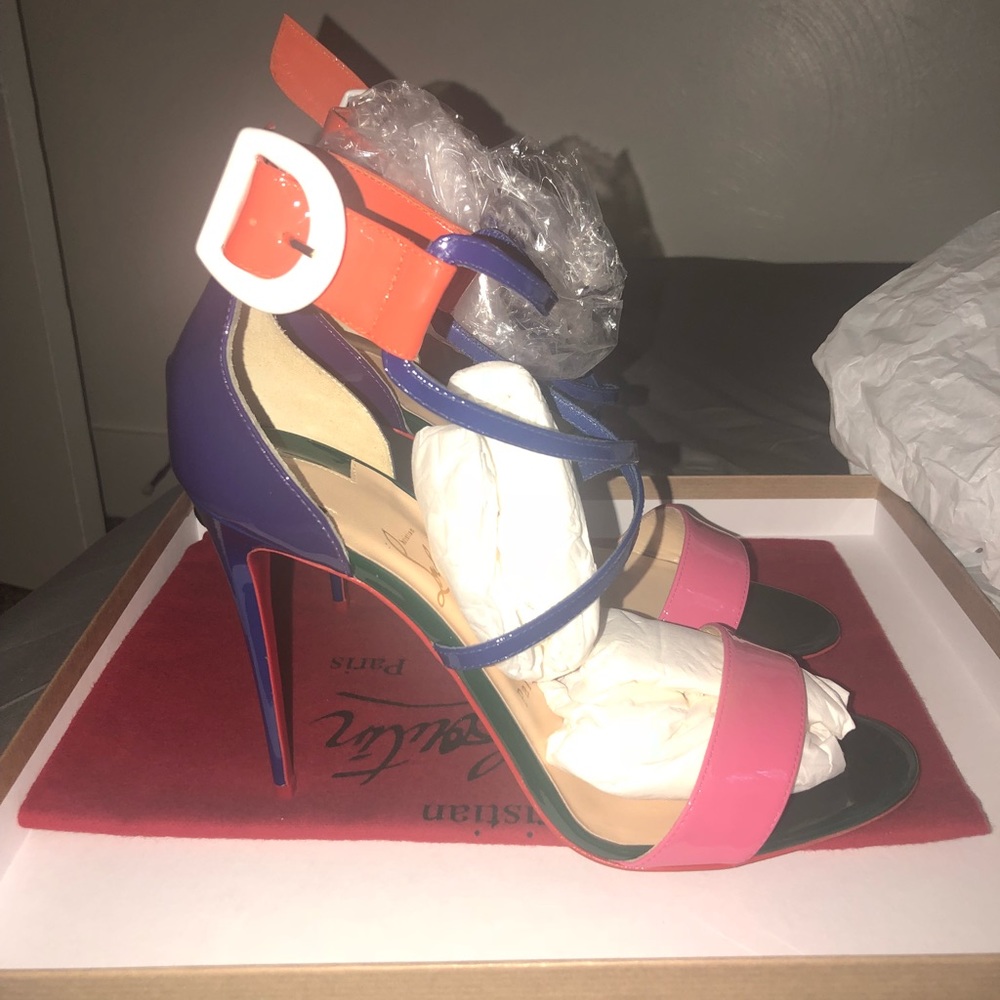 christian louboutin choca colorblock